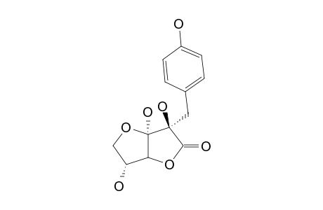 2-C-(4-HYDROXYBENZYL)-ALPHA-L-XYLO-3-KETOHEXULOFURANOSONO-1,4-LACTONE