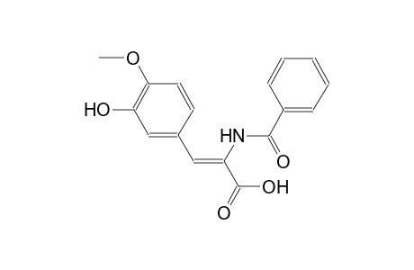(2Z)-2-(benzoylamino)-3-(3-hydroxy-4-methoxyphenyl)-2-propenoic acid
