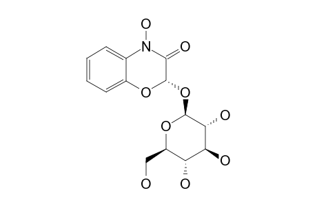 DIBOA-GLC;(2R)-2-O-BETA-D-GLUCOPYRANOSYL-4-HYDROXY-2H-1,4-BENZOXAZIN-3(4H)-ONE