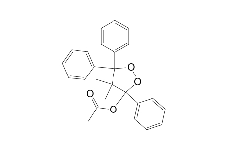 (4,4-dimethyl-3,5,5-triphenyl-1,2-dioxolan-3-yl) ethanoate