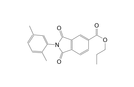 1H-isoindole-5-carboxylic acid, 2-(2,5-dimethylphenyl)-2,3-dihydro-1,3-dioxo-, propyl ester