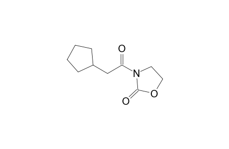 3-(2-cyclopentyl-1-oxoethyl)-2-oxazolidinone