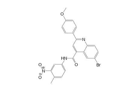 6-bromo-2-(4-methoxyphenyl)-N-(4-methyl-3-nitrophenyl)-4-quinolinecarboxamide
