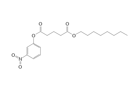 Glutaric acid, 3-nitrophenyl octyl ester