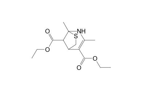 7-Thia-2-azabicyclo[3.2.1]oct-3-ene-4,8-dicarboxylic acid, 1,3-dimethyl-, diethyl ester, syn-