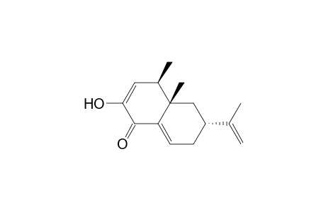 1(4H)-Naphthalenone, 4a,5,6,7-tetrahydro-2-hydroxy-4,4a-dimethyl-6-(1-methylethenyl)-, [4R-(4.alpha.,4a.alpha.,6.beta.)]-