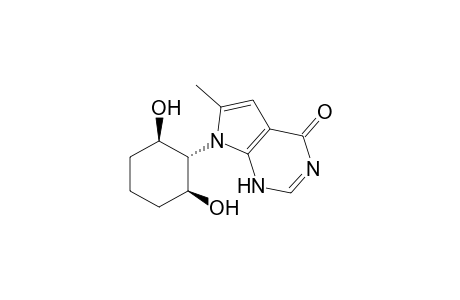 4H-Pyrrolo[2,3-d]pyrimidin-4-one, 7-(2,6-dihydroxycyclohexyl)-1,7-dihydro-6-methyl-, (1.alpha.,2.beta.,6.beta.)-