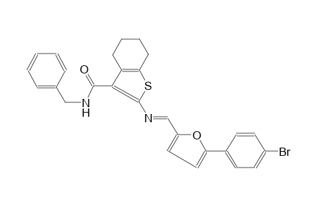 benzo[b]thiophene-3-carboxamide, 2-[[(E)-[5-(4-bromophenyl)-2-furanyl]methylidene]amino]-4,5,6,7-tetrahydro-N-(phenylmethyl)-