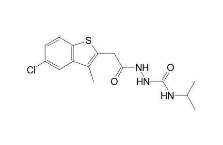 1-[(5-chloro-3-methylbenzo[b]thien-2-yl)acetyl]-4-isopropylsemicarbazide