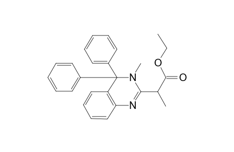 Ethyl 2-(3-methyl-4,4-diphenyl-3,4-dihydro-2-quinazolinyl)propanoate