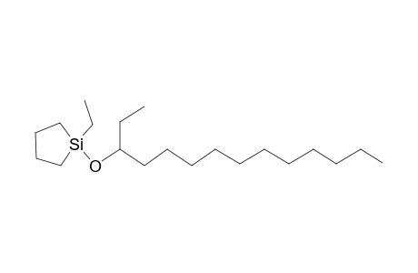 1-Ethyl-1-[(1-ethyldodecyl)oxy]silolane
