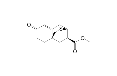 METHYL-(3R*,8AR*,10R*)-3,4,7,8-TETRAHYDRO-6-OXO-6H-3,8A-ETHANO-1H-2-BENZOTHIOPYRAN-10-CARBOXYLATE