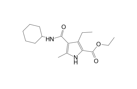 ethyl 4-[(cyclohexylamino)carbonyl]-3-ethyl-5-methyl-1H-pyrrole-2-carboxylate