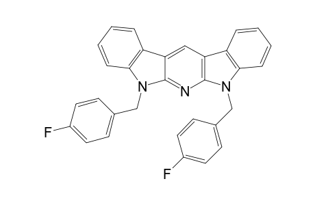 5,7-bis(4-fluorobenzyl)-5,7-dihydropyrido[2,3-b:6,5-b']diindole
