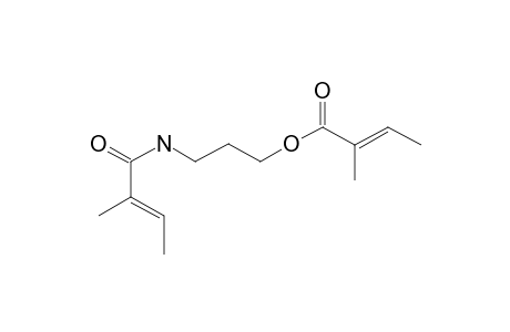 3-((E)-2-Methylbut-2-enamido)propyl (E)-2-methylbut-2-enoate