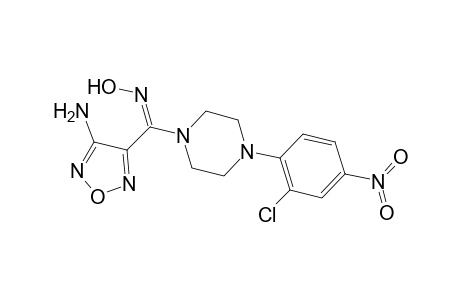(4-Amino-furazan-3-yl)-[4-(2-chloro-4-nitro-phenyl)-piperazin-1-yl]-methanone oxime