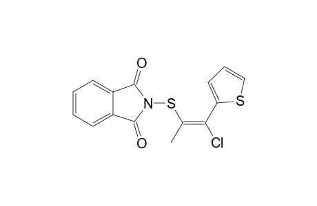 N-[(E)-2-Chloro-1-methyl-2-(2-thienyl)vinylthio]phthalimide