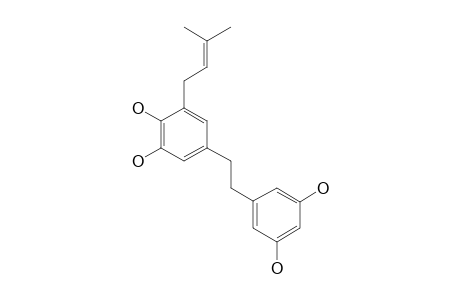 ALPHA,ALPHA'-DIHYDRO-3,5,3',4'-TETRAHYDROXY-5'-ISOPENTENYLSTILBENE