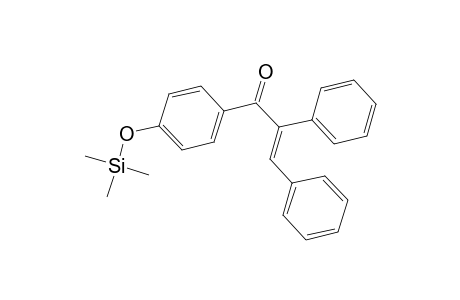 (2E)-2,3-Diphenyl-1-(4-[(trimethylsilyl)oxy]phenyl)-2-propen-1-one