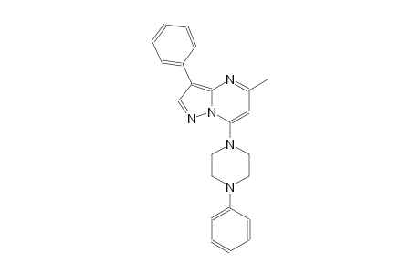 5-methyl-3-phenyl-7-(4-phenyl-1-piperazinyl)pyrazolo[1,5-a]pyrimidine