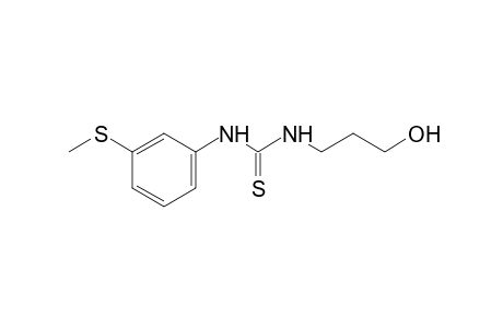 1-(3-hydroxypropyl)-3-[m-(methylthio)phenyl]-2-thiourea
