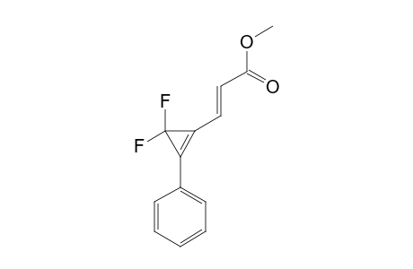 (E)-3-(3,3-difluoro-2-phenyl-1-cyclopropenyl)acrylic acid methyl ester