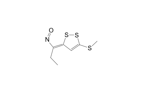 (5Z)-3-methylsulfanyl-5-(1-nitrosopropylidene)dithiole