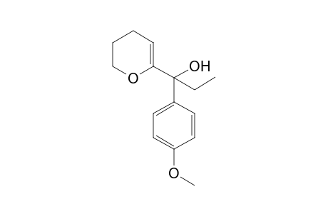 1-(3,4-dihydro-2H-pyran-6-yl)-1-(4-methoxyphenyl)propan-1-ol