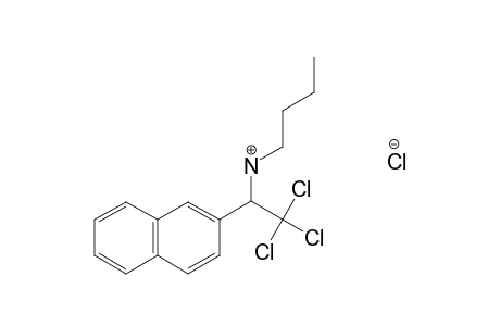 N-BUTYL-alpha-(TRICHLOROMETHYL)-2-NAPHTHALENEMETHYLAMINE, HYDROCHLORIDE