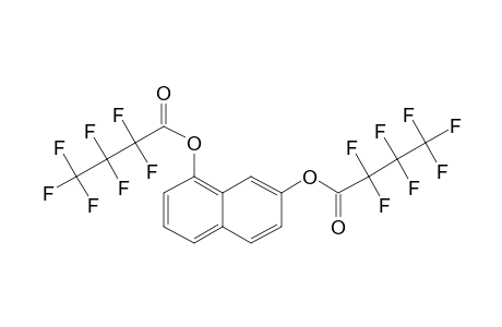 1,7-Dihydroxynaphthalene, bis(heptafluorobutyrate)