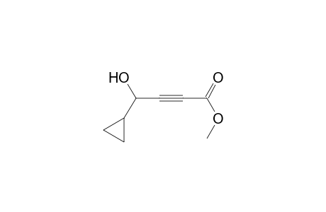 Methyl 4-cyclopropyl-4-hydroxybut-2-ynoate