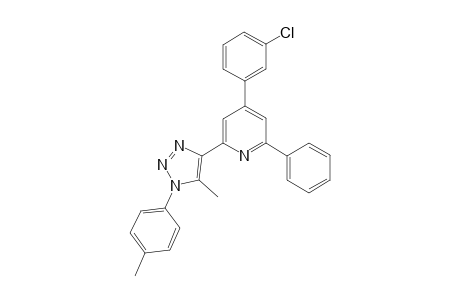 4-(3-Chlorophenyl)-2-(5-methyl-1-(p-tolyl)-1H-1,2,3-triazol-4-yl)-6-phenylpyridine