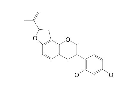 1,3-Benzenediol, 4-[3,4,8,9-tetrahydro-8-(1-methylethenyl)-2H-furo[2,3-H]-1-benzopyran-3-yl]-