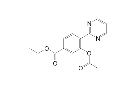 2-(2-acetoxy-4-ethoxycarbonylphenyl)pyrimidine