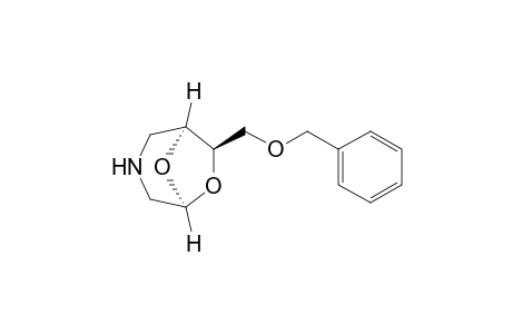 (1S,5S,7R)-7-Benzyloxymethyl-6,8-dioxa-3-azabicyclo[3.2.1]octane