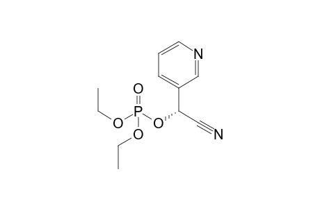 (R)-2-(Diethylphosphoryloxy)-2-(3-pyridyl)acetonitrile