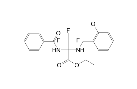 ethyl 2-(benzoylamino)-3,3,3-trifluoro-2-[(2-methoxybenzyl)amino]propanoate