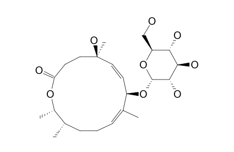 7-O-(ALPHA-GLUCOSYL)-2,3-DIHYDRO-CINEROMYCIN-B