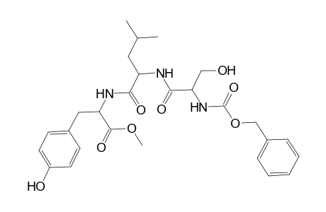 L-Tyrosine, N-[N-[N-[(phenylmethoxy)carbonyl]-L-seryl]-L-leucyl]-, methyl ester
