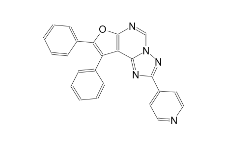 8,9-diphenyl-2-(4-pyridinyl)furo[3,2-e][1,2,4]triazolo[1,5-c]pyrimidine