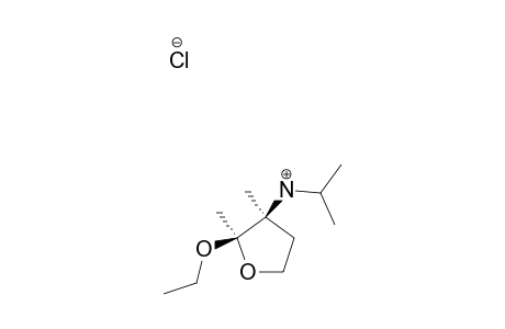 CIS-3-ETHOXY-3-(N-ISOPROPYLAMINO)-2,3-DIMETHYLOXOLANE_HYDROCHLORIDE