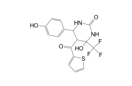2(1H)-pyrimidinone, tetrahydro-4-hydroxy-6-(4-hydroxyphenyl)-5-(2-thienylcarbonyl)-4-(trifluoromethyl)-