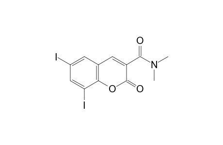 6,8-Diiodocoumarin-3-N,N-dimethylcarboxamide