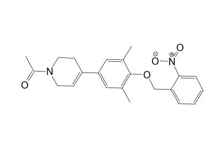1-Acetyl-4-{3,5-dimethyl-4-[(2-nitrophenyl)methoxy]phenyl}-1,2,3,6-tetrahydropyridine