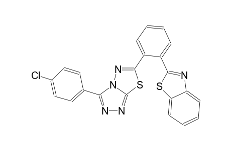 benzothiazole, 2-[2-[3-(4-chlorophenyl)[1,2,4]triazolo[3,4-b][1,3,4]thiadiazol-6-yl]phenyl]-