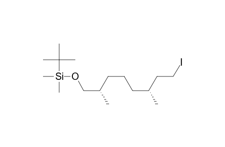 tert-Butyl-[(2S,6R)-8-iodanyl-2,6-dimethyl-octoxy]-dimethyl-silane