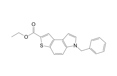 6-(phenylmethyl)-6H-thieno[3,2-e]indole-2-carboxylic acid, ethyl ester