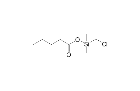 (Chloromethyl)(dimethyl)silyl pentanoate