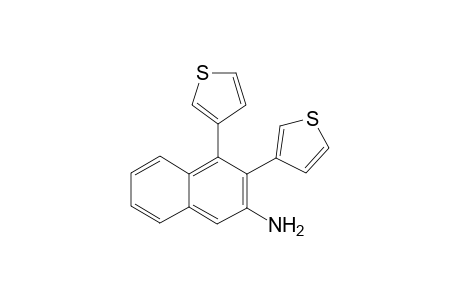 3,4-Di(thiophene-3-yl)naphthalen-2-amine