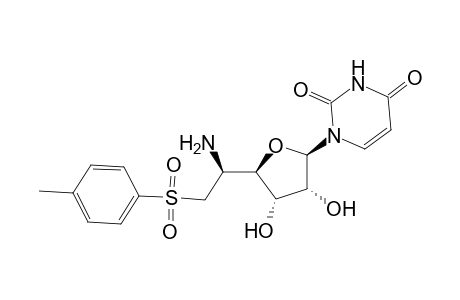 1-[5(S)-Amino-5,6-dideoxy-6-(p-toluenesulfonyl)-.beta.-D-allofuranosyl]uracil